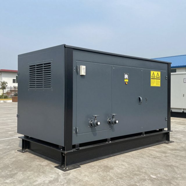 Commercial standby generator unit